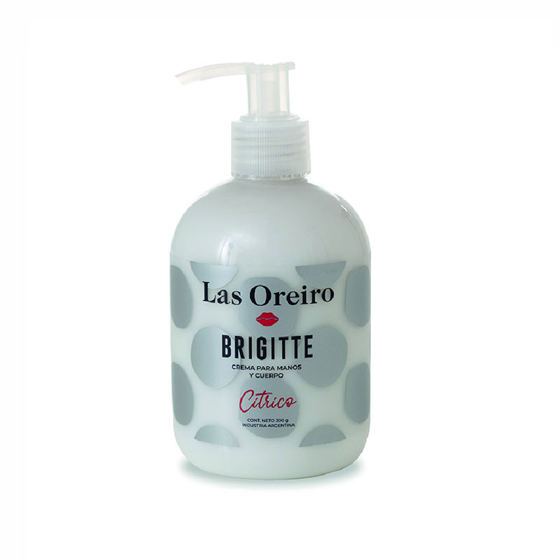 Las Oreiro Crema para manos y cuerpo 300g Brigitte Citrico